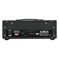 Rear view of Hiwatt Bulldog 300 Bass Amplifier Head on white background