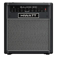 Front view of Hiwatt Bulldog 300 Combo Bass Amplifier on white background