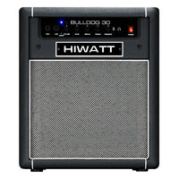 Front view of Hiwatt Bulldog 30 Combo BT Bass Amplifier on white background