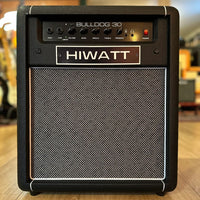 Front view of Hiwatt Bulldog 30 Combo BT Bass Amplifier in studio