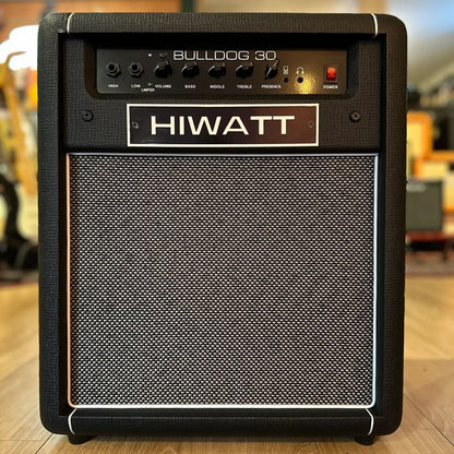 Front view of Hiwatt Bulldog 30 Combo BT Bass Amplifier in studio