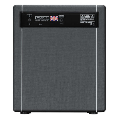 Rear view of Hiwatt Bulldog 30 Combo BT Bass Amplifier on white background