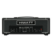 Front view of Hiwatt Bulldog 77 Bass Amplifier Head on white background