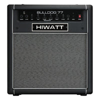Front view of Hiwatt Bulldog 77 Combo Bass Amplifier on white background