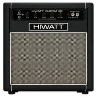 Front view of Hiwatt Custom 20 Combo 1×12 Custom Guitar Amplifier on white background