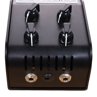 Top ports view of Hiwatt Custom Filter Fuzz Pedal on white background