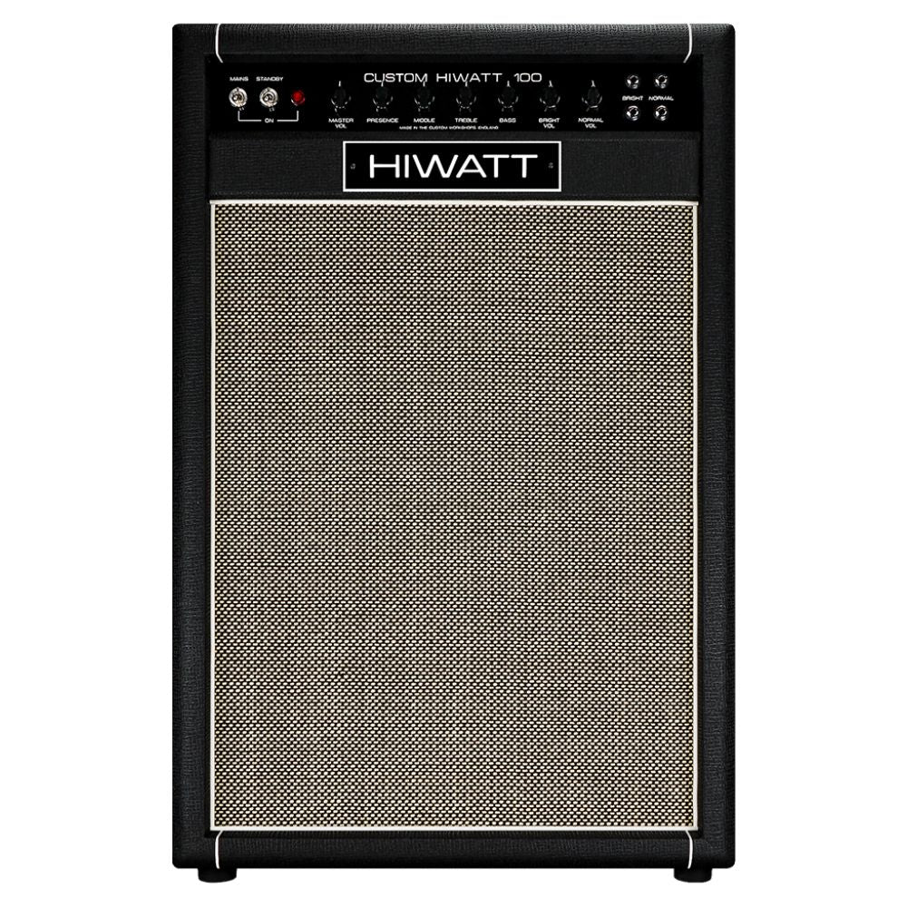 Front view of Hiwatt DR103 Combo (SA212) Guitar Amplifier on white background
