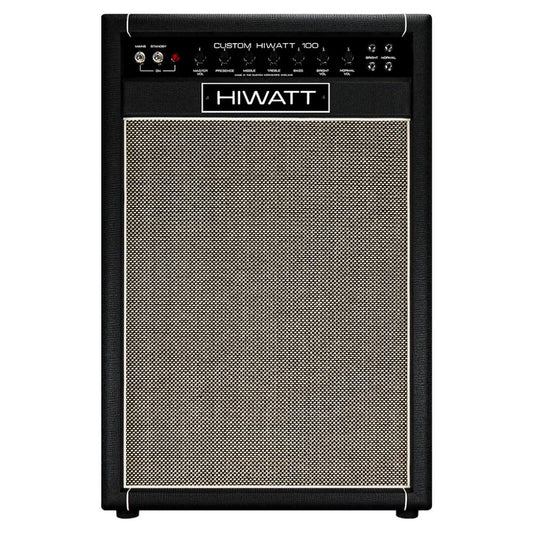 Front view of Hiwatt DR103 Combo (SA212) Guitar Amplifier on white background
