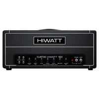 Front view of Hiwatt DR103 Custom Guitar Amplifier Head on white background