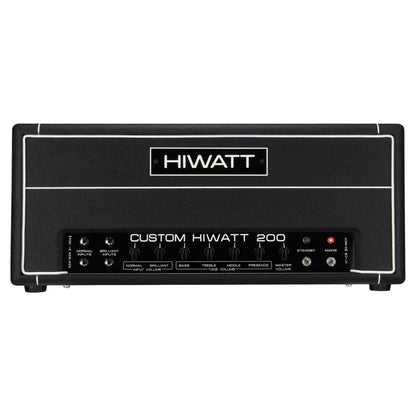 Front view of Hiwatt DR201 Head Custom Guitar Amplifier Head on white background
