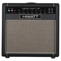 Front view of Hiwatt DR504 Combo 1×12 Custom Guitar Amplifier on white background