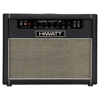 Front view of Hiwatt DR504 Combo 2×12 Custom Guitar Amplifier on white background