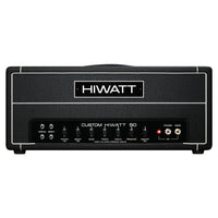 Front view of Hiwatt DR504 Custom Guitar Amplifier Head on white background