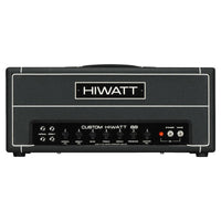 Front view of Hiwatt DR88 Custom Guitar Amplifier Head on white background