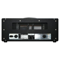 Rear ports view of Hiwatt DR88 Custom Guitar Amplifier Head on white background
