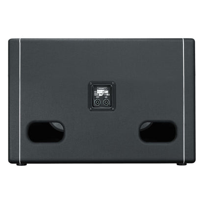 Rear view of Hiwatt HB210HN Bass Speaker Cabinet on white background
