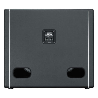 Rear view of Hiwatt HB410HN Bass Speaker Cabinet on white background