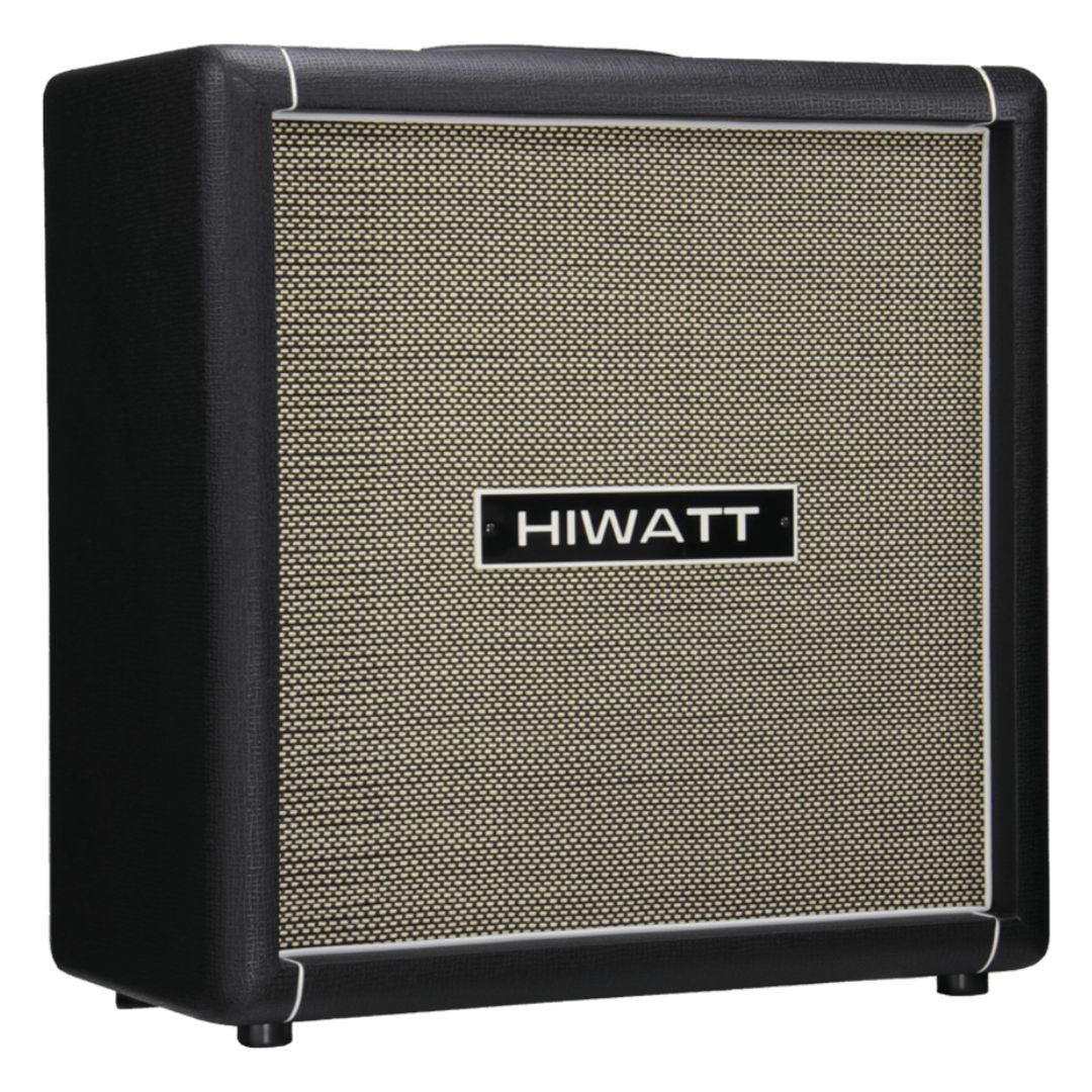 Angled front view of Hiwatt HG112 Speaker Cabinet on white background