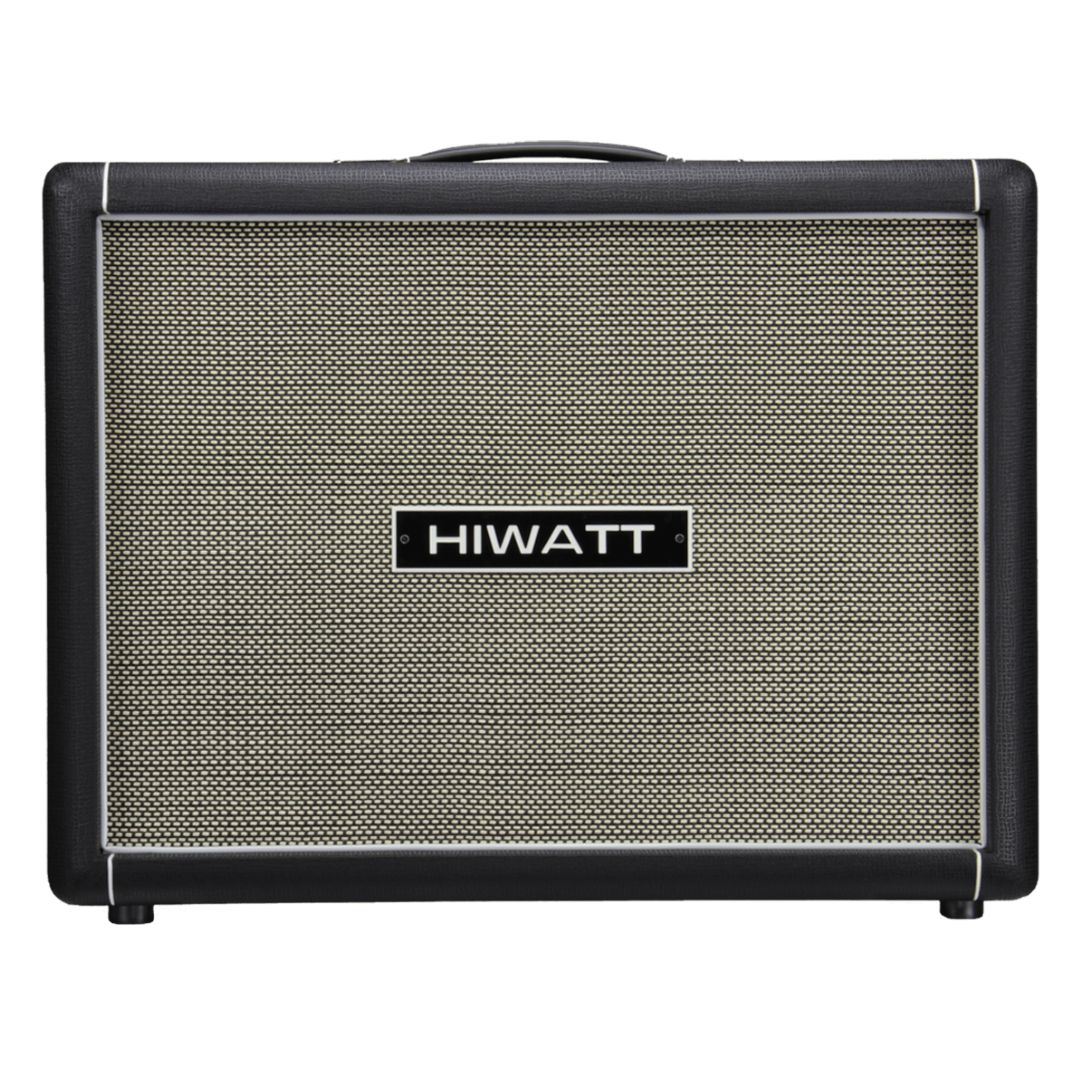 Front view of Hiwatt HG212 Speaker Cabinet on white background