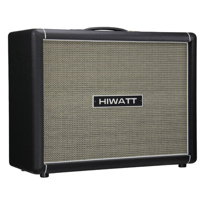 Angled front view of Hiwatt HG212 Speaker Cabinet on white background