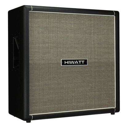 Angled front view of Hiwatt HG412 Speaker Cabinet on white background