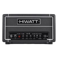 Front view of Hiwatt Hi-5 Guitar Amplifier Head on white background