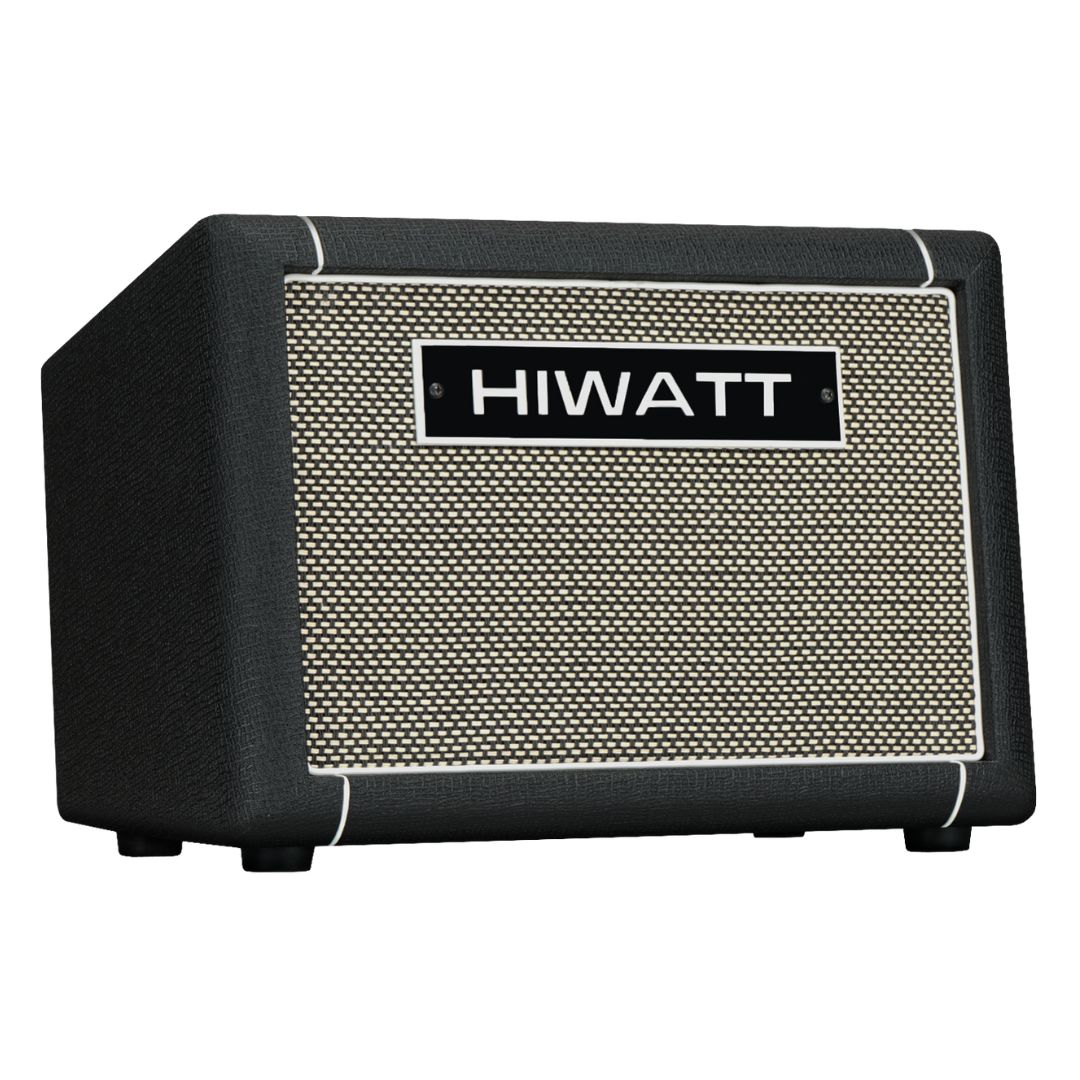 Angled front view of Hiwatt LEEDS AC60 Combo Guitar Amplifier on white background