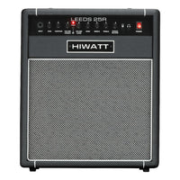 Front view of Hiwatt Leeds 25R Combo 1x10 Guitar Amplifier on white background