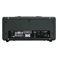 Rear view of Hiwatt Leeds 25R Guitar Amplifier Head on white background