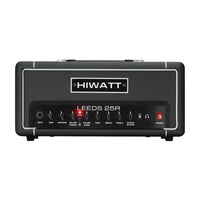 Front view of Hiwatt Leeds 25R Guitar Amplifier Head on white background