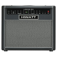 Front view of Hiwatt Leeds 50R Combo Guitar Amplifier on white background