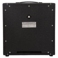 Rear port view of Hiwatt SE112F Custom Handwired Speaker Cabinet on white background