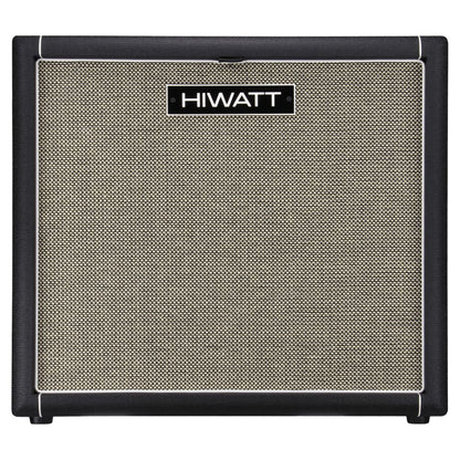Front view of Hiwatt SE115F Custom Handwired Bass Speaker Cabinet on white background
