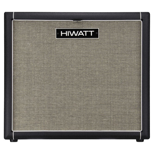 Front view of Hiwatt SE115F Custom Handwired Bass Speaker Cabinet on white background