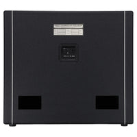 Rear ports view of Hiwatt SE115F Custom Handwired Bass Speaker Cabinet on white background