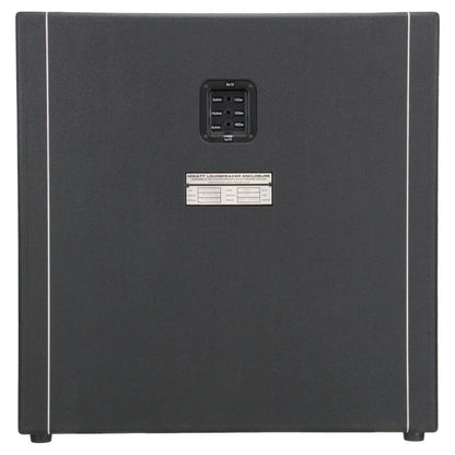 Rear ports view of Hiwatt SE212115CF SUPER-HI Custom Handwired Speaker Cabinet on white background