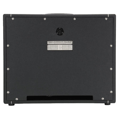 Rear port view of Hiwatt SE212F Custom Handwired Speaker Cabinet on white background