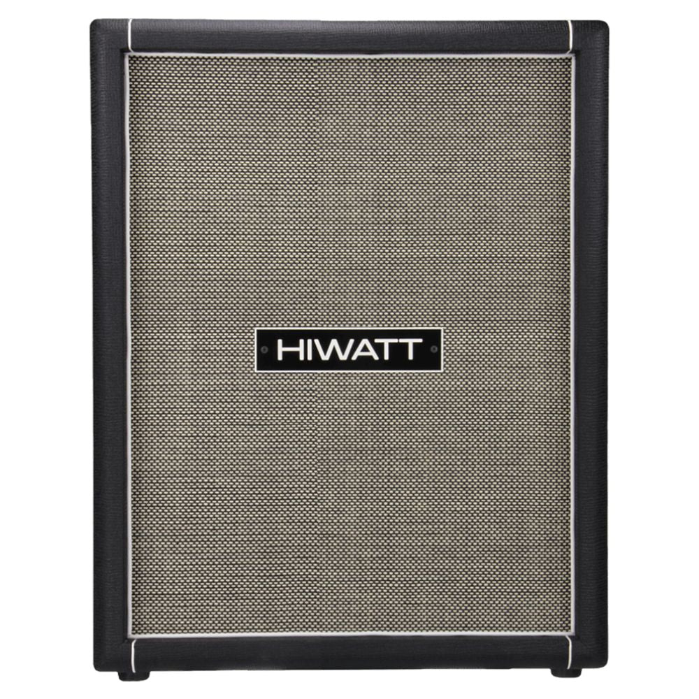 Front view of Hiwatt SE212FV Custom Handwired Speaker Cabinet on white background
