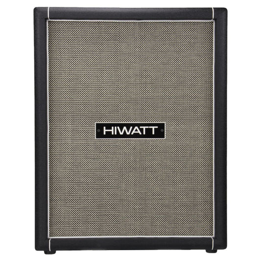 Front view of Hiwatt SE212FV Custom Handwired Speaker Cabinet on white background