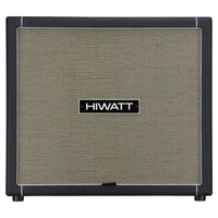 Front view of Hiwatt SE410F Custom Handwired Bass Speaker Cabinet on white background