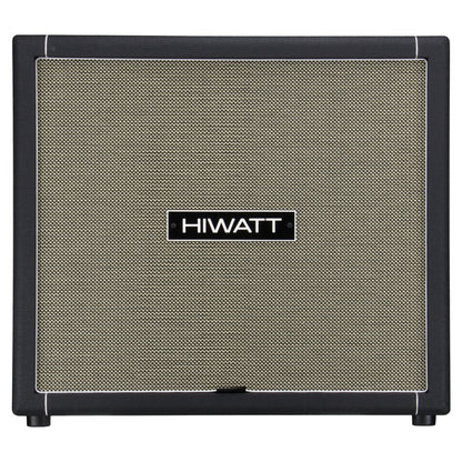 Front view of Hiwatt SE410F Custom Handwired Bass Speaker Cabinet on white background
