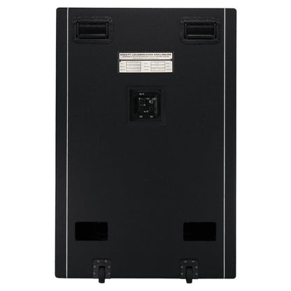Rear ports view of Hiwatt SE810F Custom Handwired Bass Speaker Cabinet on white background