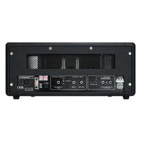 Rear view of Hiwatt SUPER-HI 33 Guitar Amplifier Head on white background