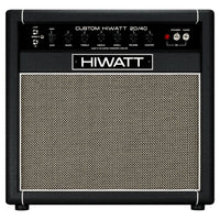 Front view of Hiwatt Studio Stage Combo 1×12 Custom Guitar Amplifier on white background