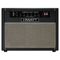 Front view of Hiwatt Studio Stage Combo 2×12 Custom Guitar Amplifier on white background