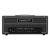 Front view of Hiwatt Super Leeds 300R Guitar Amplifier Head on white background