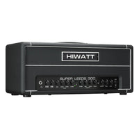Angled front view of Hiwatt Super Leeds 300R Guitar Amplifier Head on white background