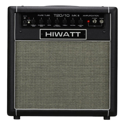 Front view of Hiwatt T20/10 Combo Guitar Amplifier on white background