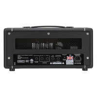 Rear view of Hiwatt T20/10 Guitar Amplifier Head on white background