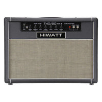 Front view of Hiwatt T40/20 Combo 2x12 Guitar Amplifier on white background